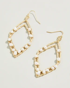 Aros de cuentas Deco Drama con perla